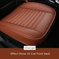 thumbnail image 5 of Yesfashion Car Front Seat Cover PU Non-slip Car Seat Cushion Cover for Four Seasons, 5 of 6
