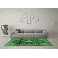 thumbnail image 3 of Ahgly Company Indoor Round Persian Emerald Green Traditional Area Rugs, 4' Round, 3 of 4