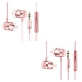 thumbnail image 1 of Injueey Puerto de 3,5mm en la oreja Supergraves Control de línea auricular teléfono aleación de aluminio auriculares de moda micrófono auriculares Type2 NO2, 1 of 5