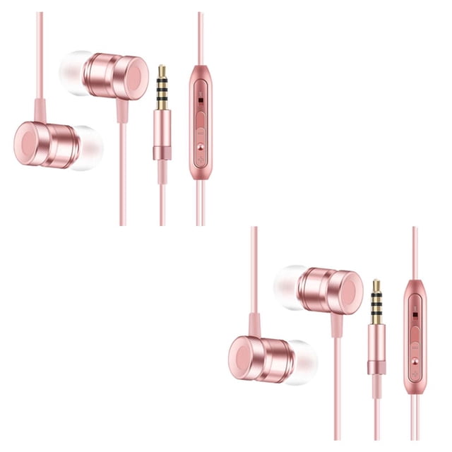 Injueey Puerto de 3,5mm en la oreja Supergraves Control de línea auricular teléfono aleación de aluminio auriculares de moda micrófono auriculares Type2 NO2