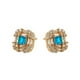 thumbnail image 1 of Finos Aretes Con Aquamarina Y Swarovski Oro 18k Laminado dorado Unitalla, 1 of 3