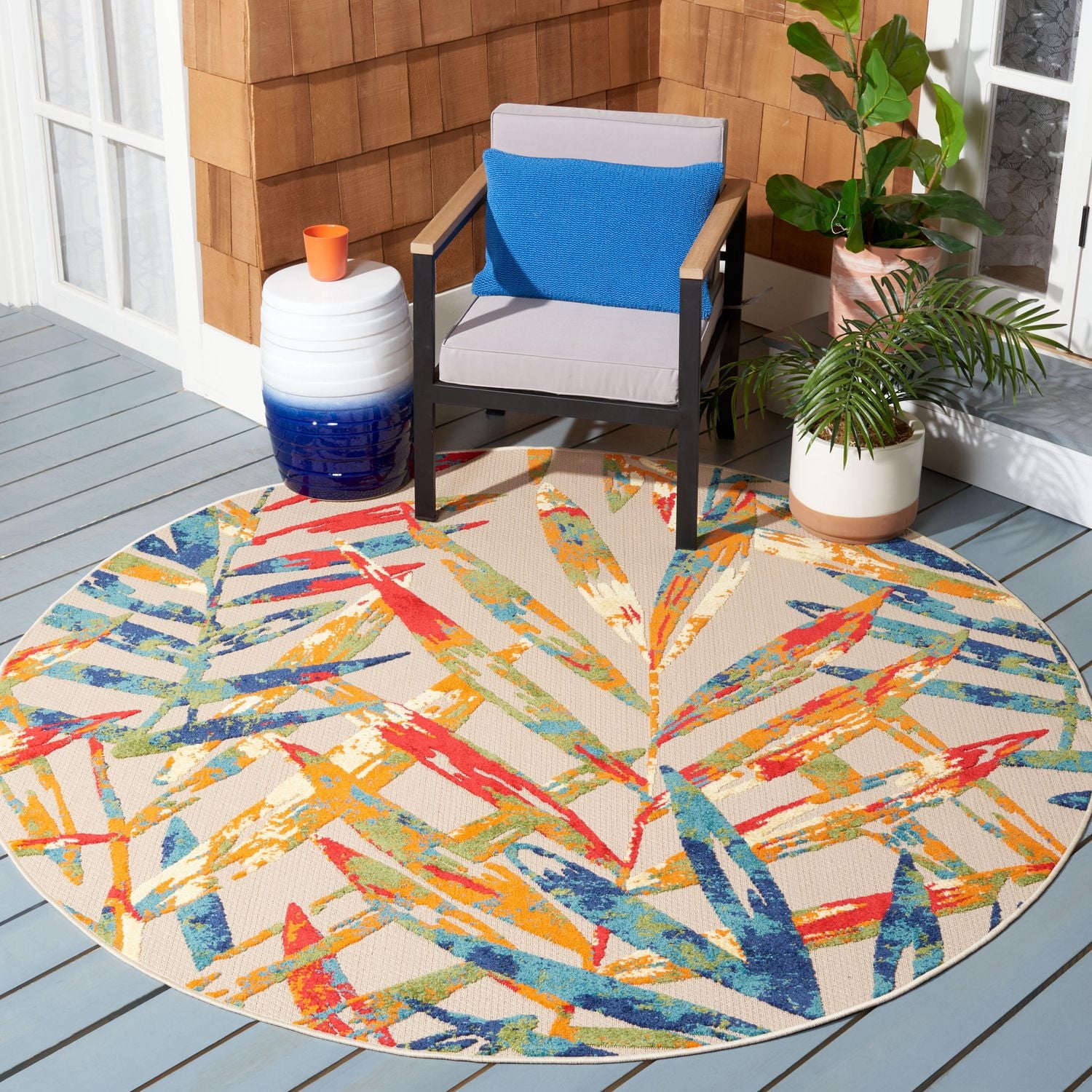 Safavieh Cabana Greta Floral Outdoor Area Rug