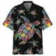 thumbnail image 3 of Camisa hawaiana de manga corta con estampado floral de loro en 3D de verano para hombre, blusa de moda con un solo pecho para hombre, 3 of 5