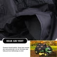thumbnail image 5 of KANCOKIT Outdoor Riding Lawn Mower Cover, Heavy Duty Waterproof Riding Lawn Tractor Cover Universal Fit Decks up to 54" with Elastic Cord & Storage Bag, Black, 5 of 8