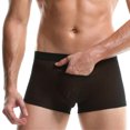 thumbnail image 4 of Ropa Interior Para Hombre, Ropa Interior Masculina Informal De Malla Sólida, Pantalones Tipo Bragas Separados, Cómodos, 4 of 4