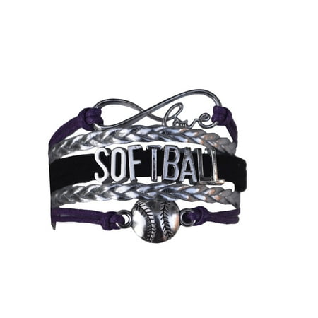 Softball Bracelet- Girls Softball Jewelry - Perfect Softball Player, Softball Teams and Softball Coaches Gitfts