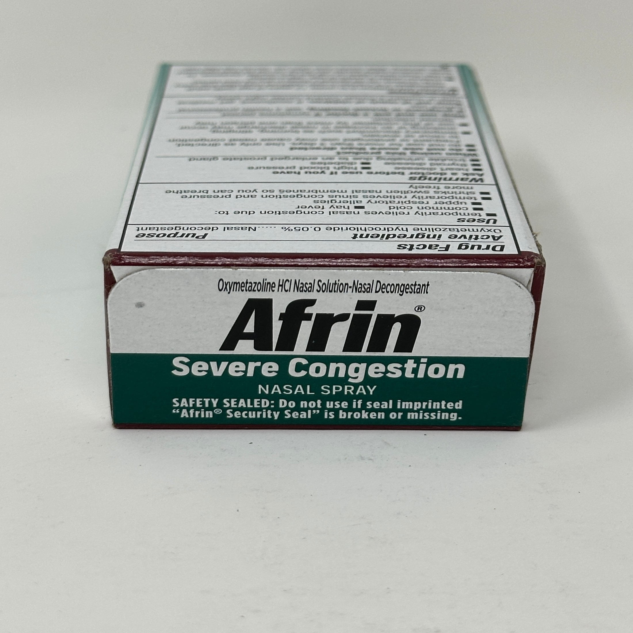 Afrin 12 Hour Severe Congestion Maximum Strength Nasal Spray, 0.5oz, 5-Pack