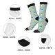 thumbnail image 5 of Fotbe Cute Dogs Corgi Calcetas Largas con Estampado para Hombre y Mujer – Calcetas de Compresión Transpirables y Elásticas, Viajar y Uso Diario Talla 5-11, 5 of 6