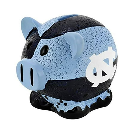 North Carolina Tar Heels 8 Inch NCAA Resin Piggy Bank