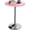 Pink, variant on HOWEN Round Bar Table 27.5"- 36" Height Adjustable Bistro Pub Table, Bar Height Cocktail Table with Swivel Top Metal Base, Tall Table for Home Bar Party Event, Pink