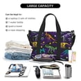 thumbnail image 4 of Travel Duffle Bag cool Dinosaur print Travel Tote Bags Carry on Luggage Waterproof Weekender Bags with Top Handle Adjustable Shoulde Strap for Travel Gym, 4 of 5