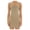 Khaki, variant on Women's Seamless Extra Long Camisole - Adjustable Spaghetti Strap Tank Top for Women (Black)