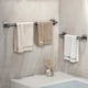 thumbnail image 4 of Toallero de aluminio sin perforación, organizador de toallas de baño, barra de toalla autoadhesiva, estantes de baño, barra de toalla de mano, 4 of 4