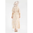 thumbnail image 2 of Vestido bordado de hojas Roman Fashion /Juvenil, 6067 (Beige) beige EG, 2 of 4