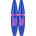 thumbnail image 2 of Maybelline New York Volum Express The Rocket Washable Mascara Makeup, Blackest Black, 2 Count, 2 of 3