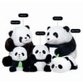 thumbnail image 2 of GlobalBreeze Panda Plush Toy, Soft Stuffed Animal Bear Doll, Fluffy Furry Panda Plushie, Cute Cuddly Plush Decor, Cozy Gift for Kids Adults, Birthday Christmas Present, 2 of 7