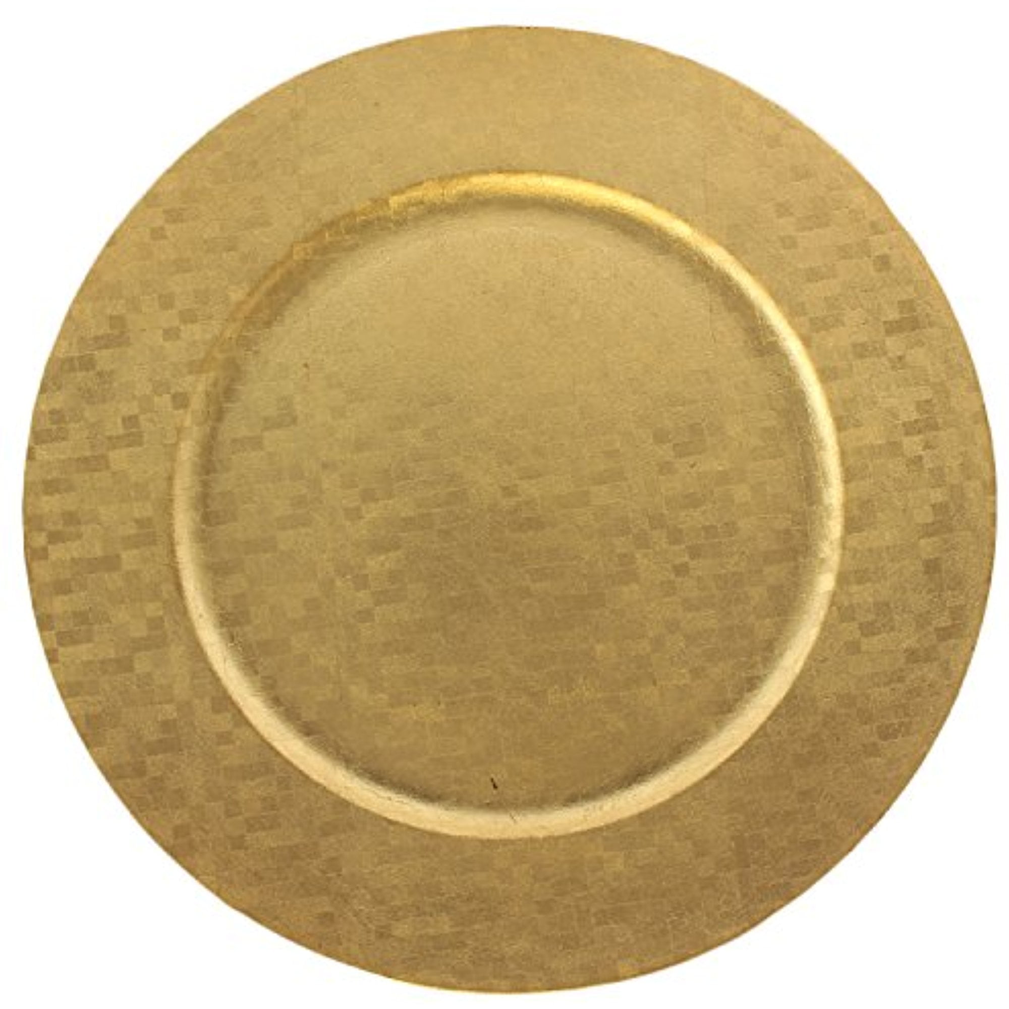 Elegant Dinnerware Charger Plates Gold Accent Plate for Holidays (20
