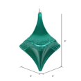 thumbnail image 2 of Vickerman MT194042D 8 in. Teal Candy Glitter Drop Ornament, 2 of 3