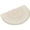 60*90cm Light khaki, variant on Semicircular Velvet Doormat, 40x60cm Half Moon Entryway Rug with 2D Print for Indoor Use