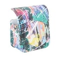 thumbnail image 2 of Étui Protecteur en Cuir PU Imprimé Couleur avec Bandoulière Réglable pour Fujifilm Instax Mini 12 Graffiti Coloré, 2 of 8