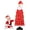 Red, variant on NOGIS Felt Advent Calendar, Christmas Countdown Calendar, 3.77ft and 24 Days Pockets, Hanging Advent Calendar for Kids Home Office Wall Hanging Xmas Party Decorations,Red