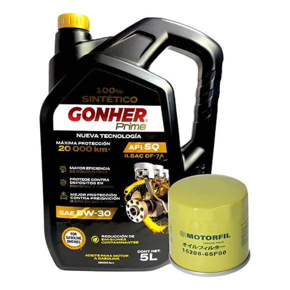 Kit Cambio Aceite 5w30 Nissan Rogue 2008-2014 L4 2.5 L