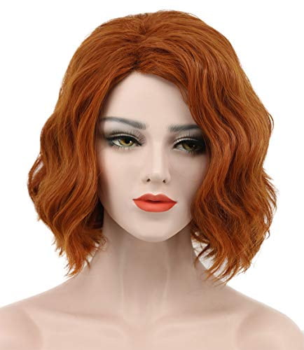 short orange wig