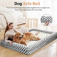 thumbnail image 3 of Cama Ortopédica Grande para Perro NANUYA Impermeable con Respaldo XL, 3 of 7