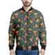 thumbnail image 3 of Chaqueta bomber con estampado de dibujos animados de patatas fritas para hombre, sudadera de manga larga en 3D, chaqueta bomber de calle de gran tamaño con cremallera, 3 of 5