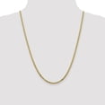 thumbnail image 2 of Leslie's Real 10kt Yellow Gold 2.4mm Flat Beveled Curb Chain; 24 inch; Lobster Clasp; for Adults and Teens; for Women and Men, 2 of 5