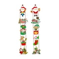 thumbnail image 4 of Letrero de porche de decoración de puerta de Navidad, pancartas de puerta de Navidad, colgante de placa de puerta delantera colgante Estilo C, 4 of 8