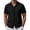 Black_021, variant on Domuza Floral Sheer Lace Shirt for Men Casual Button Down Short Sleeve Cuban Mesh Beach Shirts Black L