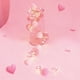 thumbnail image 4 of Guirnalda romántica de luces con pompones de imitación de diamantes de San Valentín de 2 m, funciona con pilas, con cuentas decorativas LED blancas cálidas y pompones rojos de peluche suave |, 4 of 8
