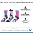 thumbnail image 7 of Textiel Trade Girl's Sanrio Hello Kitty Kuromi Novelty Socks (3 Pairs), 7 of 7