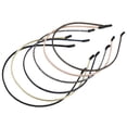 thumbnail image 1 of 6 Pcs Diademas de Tela Delgada con Diseño de Moda, Café, Negro, 4.72", 1 of 7