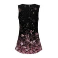 thumbnail image 5 of LilyLLL Womens Floral Printed Tank Tops Summer Sleeveless Swing Tunic Blouse, 5 of 5