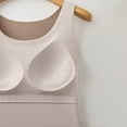 thumbnail image 5 of Thin Strap Adjustable Camisole Tops Ladies Removable Detachable Design Breathable Light Fabric Sleeveless Shirts for Travel Shopping Gym Racerback Cami Tank Tops (Khaki,4XL), 5 of 5