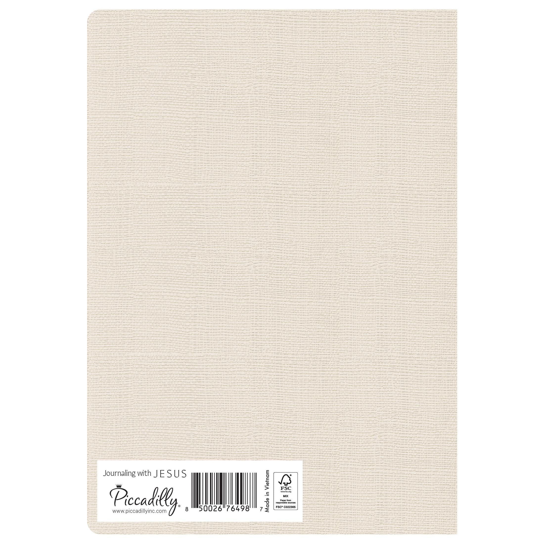 (3 pack) Piccadilly Journaling with Jesus Guided Journal for Teens 12+, 152 Pages, 6 x 8.5 in, Cream Cover