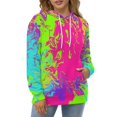 thumbnail image 3 of Neon Oversized Hoodies for Women Pullover Womens Clothes with Pocket Mens Ultimate Pullover Hoodie Sweatshirt S-6XL, 3 of 8