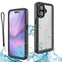 Dteck Waterproof Case for iPhone 17 6.3 Inch, Shockproof Dustproof Built-in Screen Protector, Full Body Sealed Heavy Duty Protective Cover