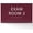 burgandy, variant on 6" X4" Exam Room 2 Sign- Tactile Graphics Grade 2 Braille Text | Modern Utility Wall Mount ADA Compliant Plastic Signs For Schools, Offices, Businesses, Apartments & Restaurants