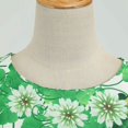 thumbnail image 4 of Ichuanyi Woman Dress, Clearance Summer Women St. Patrick's Day Retro O-Neck Printed Short-Sleeve Big Swing Dress, 4 of 9