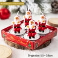 thumbnail image 6 of Bouanq Christmas Decorations Xmas Tree Ornaments Christmas Eve, Christmas Snowman Decoration Candles, Family Decoration, Desktop Decoration, Small Candles Christmas Gifts on Clearance, 6 of 6