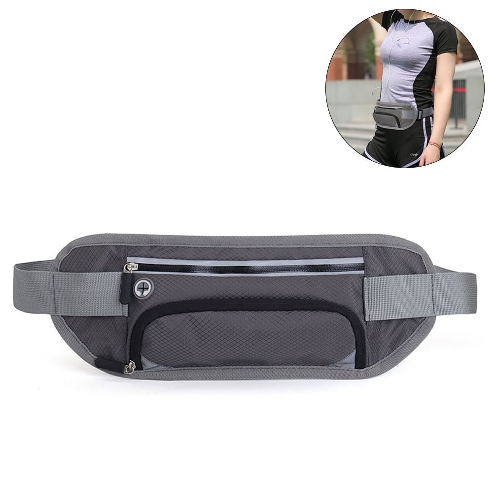 Riñonera Impermeable Para Correr, Senderismo Y Viajes – Con Bolsillos Con Cremallera Y Conector Para Auriculares | Ligera Y Ajustable