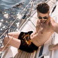 thumbnail image 2 of luoweisi Men's Beach Shorts Quick Dry Swim Trunks with Mesh Lining Sunflower XL, 2 of 5