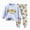 G167-Light Blue, variant on masbird Little Boys Girls Pajamas Sets Dinosaur Cotton 2 Piece Toddler Clothes Kids Pjs Fall Winter Sleepwear 6-12 Months 12-24 Months 2t 3t 4t 5t 6t 7t 8t 9t Children(Light Blue,1-2 Y)
