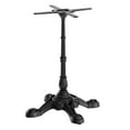 thumbnail image 3 of Flash Furniture 22.75" x 22.75" Black Cast Iron Table Base, Weather and UV Resistant Commercial Grade Base, Fits up to 30 inch Round or Square Tabletops, 3 of 9