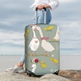 thumbnail image 7 of Logiee Cute Farm Birds Print Travel Luggage Cover,Suitcase Protector, Washable Elastic Suitcase Baggage Cover,Closure for Wheeled Suitcase Fit 18-32 Inch Luggage-Large, 7 of 7