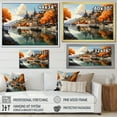 thumbnail image 4 of Designart france Oversized framed wall art decor, France framed wall Art, In Lyon French Riverside framed wall art I , Beige Traditional Gold framed wall art, 40x30 inches Gold Frame, 4 of 5