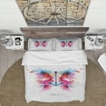 thumbnail image 2 of Designart Papillon Coloré Monotype - Ensemble de Housse de Couette pour Animaux, 2 of 4